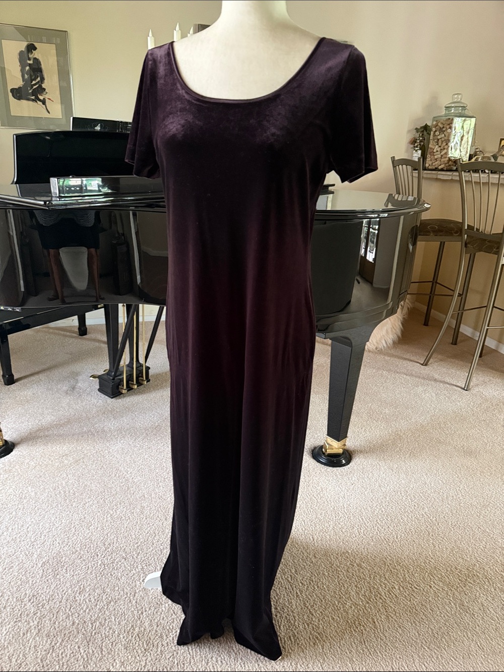 Velvet Maxi Dress